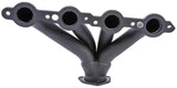 Proflow LS Exhaust Headers, Tight-Fit 1-5/8'' Block Huggers, Chevrolet Holden LS1 LS2 Centre Outlet, Black Ceramic, Set - PFEEH7000BK