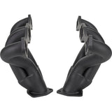 Proflow LS Exhaust Headers, Tight-Fit 1-5/8'' Block Huggers, Chevrolet Holden LS1 LS2 Centre Outlet, Black Ceramic, Set - PFEEH7000BK