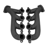 Proflow Exhaust Manifolds, For Holden / Chev LS Series Engines, High-Silicone Ductile Cast Iron, Black Ceramic Coated, Pair - PFEEH8501BKC