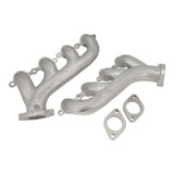 Proflow Exhaust Manifolds, For Holden / Chev LS Series Engines, High-Silicone Ductile Cast Iron, Polished & Silver Ceramic Coated, Pair - PFEEH8501SC PFEEH8501SC