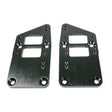 Proflow Engine Mounts Aluminium, Motor Mount Plate, Bolt-In, LS Conversion, Adjustable, Black Powder Coated, Pair - PFEEHMLS11-BK PFEEHMLS11-BK
