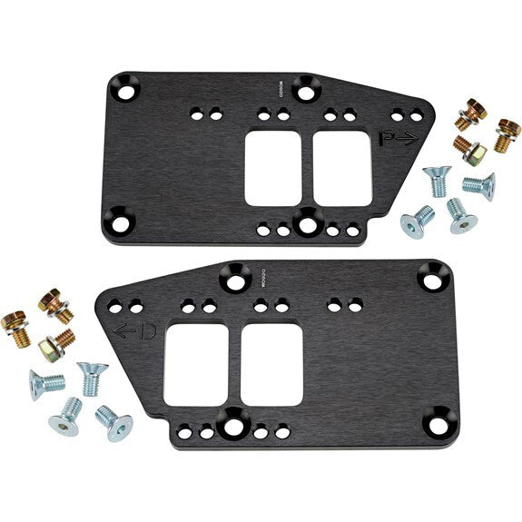 Proflow Engine Adapter Mount Motor Kit, Aluminium, Gm LT Gen V to Chev v8, Engine Swap Application, Bolt-On Style - PFEEHMLS12