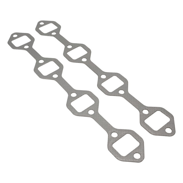 Proflow Header Extractor Gasket, For Ford V8 289/302/351W, OEM Bolt Spacing, Stainless with Graphite Overlay, 1.539" X 1.164" Port, Pair - PFEEHPFD3-G PFEEHPFD3-G
