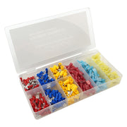 Proflow Electric Terminal Kit, 270 Piece Male/Female Blade Terminal Assortment, Kit - PFEELCKIT-2 PFEELCKIT-2