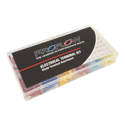 Proflow Electric Terminal Kit, 270 Piece Male/Female Blade Terminal Assortment, Kit - PFEELCKIT-2
