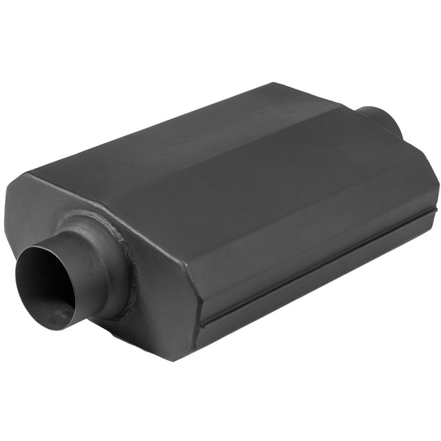 Proflow Muffler, Black Flow Chamber 2in. Centre Inlet To 2in. Centre Outlet - PFEEM21514 PFEEM21514