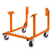 Proflow Engine Dolly, Steel, Orange Powder Coat, Wheels Included, For Chevrolet V8, LT1 Engine's, Each - PFEENG1