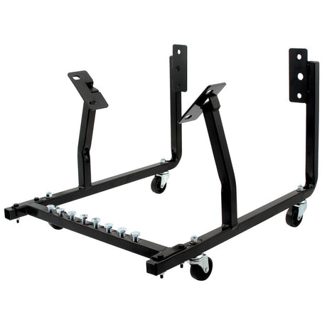 Proflow Engine Dolly, Steel, Black Powder coat, Wheels Included, For Holden V8, Each - PFEENG4-BK PFEENG4-BK