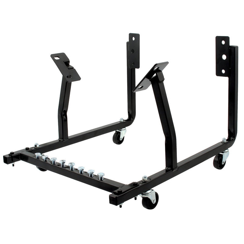 Proflow Engine Dolly, Steel, Black Powder coat, Wheels Included, For Holden V8, Each - PFEENG4-BK PFEENG4-BK