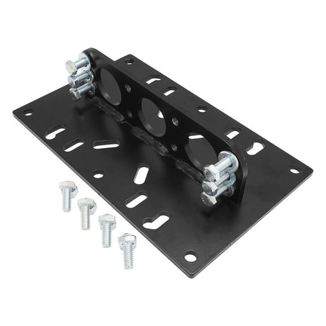 Proflow Pro Engine Lift Plate, Universal, 2 & 4 Barrel & LS, LSX, Steel, Black ,.250 Thick Cold Rolled Steel Material, Each - PFEENGPT-PRO PFEENGPT-PRO