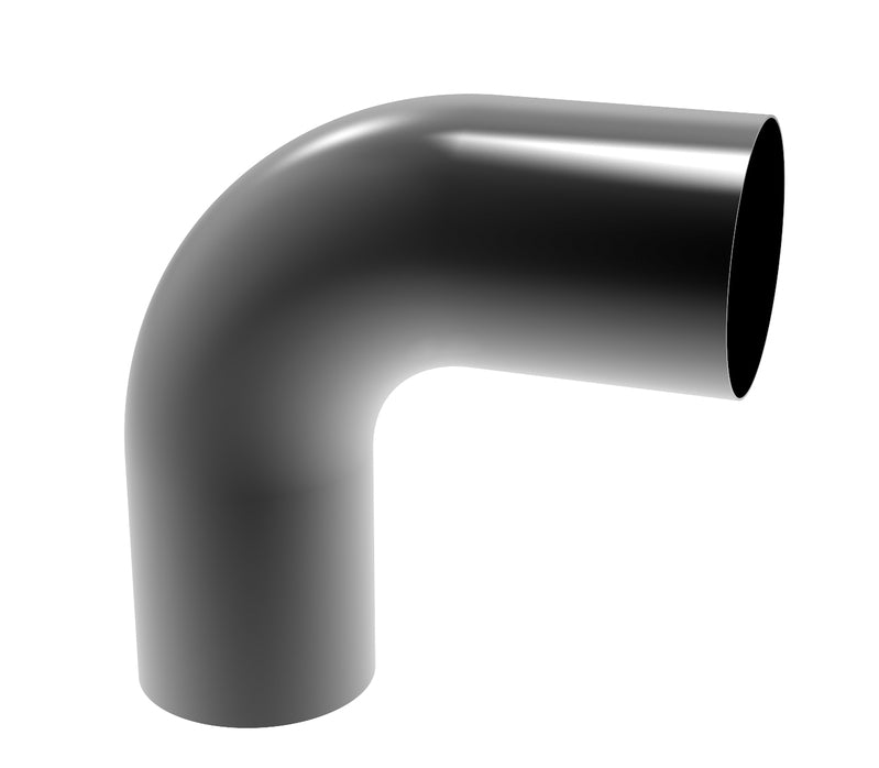 Proflow Exhaust Tubing, 90 Degree, 4.00 in. Diameter, 16-Gauge, Steel, Each - PFEEP9400 PFEEP9400