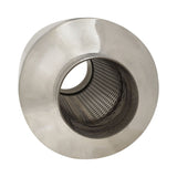 Proflow Resonator, Super Quiet, 3.50''' Inlet/Outlet, SS304, Mirror Polished, Round, 150mm Diameter, 370mm Length - PFEER-1035
