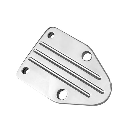 Proflow Fuel Pump Block-Off Plate, Aluminium, Polished, SB For Chevrolet - PFEFB-6257P PFEFB-6257P