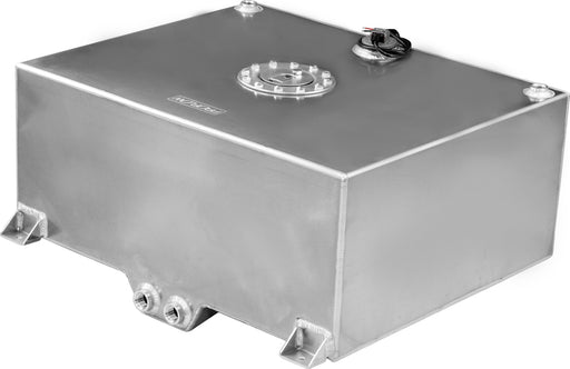 Proflow Fuel Cell, Tank, Sumped, 20Gal (76L), Aluminium, Natural 620 x 510 x 260mm, With Sender Two -10 AN Female Outlets - PFEFC020 PFEFC020