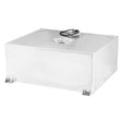 Proflow Fuel Cell, Tank, 15g, 57, Aluminium Flat Bottom, Natural 510 x 460 x 260mm, With Sender Two -10 AN Female Outlets, Each - PFEFC115FB PFEFC115FB