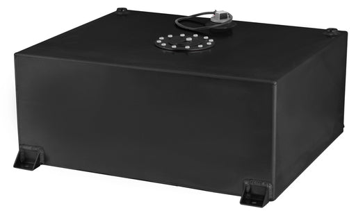 Proflow Fuel Cell, Tank, 20g, 78L, Aluminium, Flat Bottom Black 620 x 510 x 260mm, With Sender Two -10 AN Female Outlets, Each - PFEFC120FBBK PFEFC120FBBK