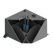 Proflow Fuel Cell, EFI Baffled Tank, 10 Gal (38L), Aluminium, Black, 410 x 380 x 260mm, With Sender Unit - PFEFC8010