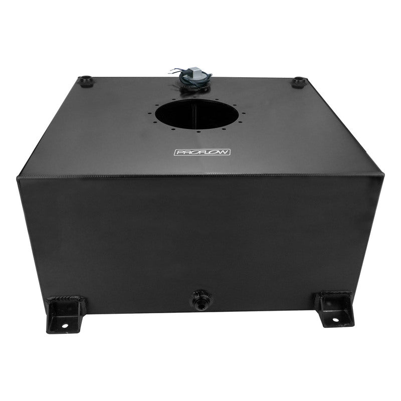 Proflow Fuel Cell, EFI Baffled Tank, 15 Gal (57L), Aluminium, Black, 510 x 460 x 260mm, With Sender Unit - PFEFC8015