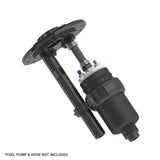 Proflow Single Fuel Pump Hanger, Mounts 1 60mm Bosch 044 Fuel Pump, 120.5mm PCD, Billet Aluminium, Black Anodised - PFEFCA002