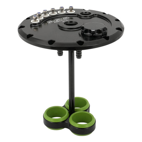 Proflow Triple Fuel Pump Hanger, Suits 39mm EFI Pumps, 170mm PCD, Billet Aluminium, Black Anodised - PFEFCA003-1 PFEFCA003-1