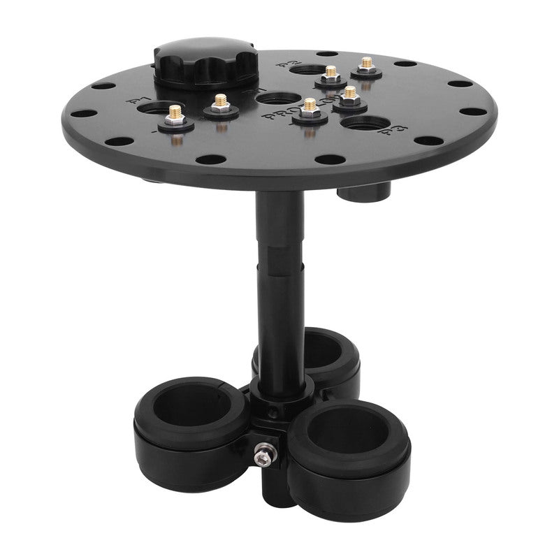 Proflow Triple Fuel Pump Hanger, Suits 39mm EFI Pumps, 170mm PCD, Billet Aluminium, Black Anodised - PFEFCA003-1 PFEFCA003-1