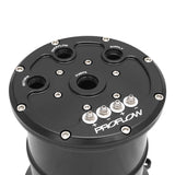 Proflow Surge Tank Kit With Dual Walbro 460 LPH Fuel Pumps, EFI, 2.5L, Billet Aluminium, Black Anodised - PFEFCA020BK-WAL1