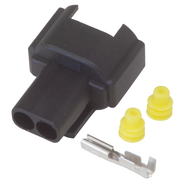 Proflow Fuel Injector Wiring Plug, Denso / JECS Dual Slot, Includes Terminals & Seals - PFEFI-004 PFEFI-004