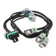 Proflow Fuel Injector Wiring Harness, Suit GM LSX EV6 Injectors, w/Braided PET Sleeve, Kit - PFEFI-81045 PFEFI-81045