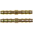 Proflow Coupler Fitting, 3/8 hose barb to 3/8 hose barb, straight, for nylon tubing, sold as a, Pair - PFEFLQR011 PFEFLQR011