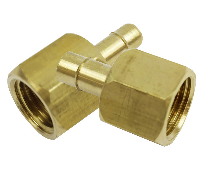 Proflow Fuel Line Connectors Metric Fuel Hose End Adapts 5/16in. Nylon To M14 x 1.6 - PFEFLQR079 PFEFLQR079