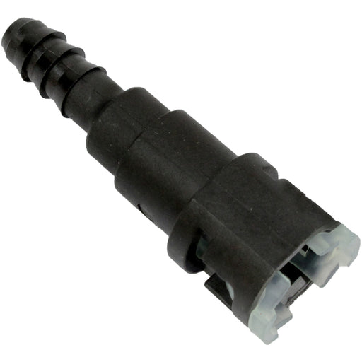 Proflow Fuel Line Connectors, Nylon 5/16in. Female QR Straight To 5/16in. (8mm) Barb, Each - PFEFLQR080 PFEFLQR080
