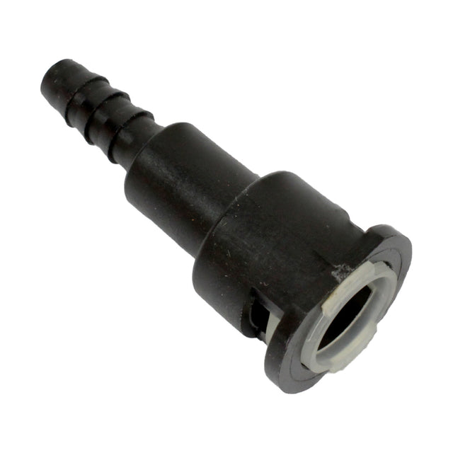 Proflow Fuel Line Connectors, Nylon 1/4in. Female QR Straight To 5/16in. (8mm) Barb, Each - PFEFLQR083 PFEFLQR083