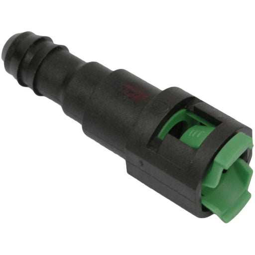 Proflow Fuel Line Connectors, Nylon 5/16in. Female QR Straight To 3/8in. (10mm) Barb, Each - PFEFLQR084 PFEFLQR084