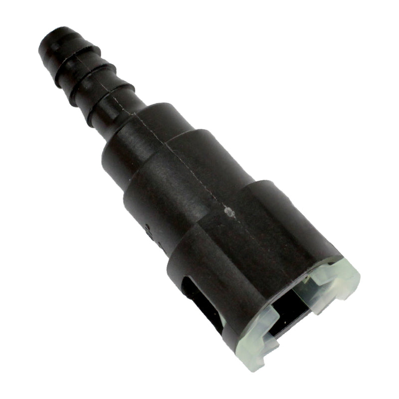 Proflow Fuel Line Connectors, Nylon 3/8in. Female QR Straight To 5/16in. (8mm) Barb, Each - PFEFLQR085 PFEFLQR085