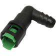 Proflow Fuel Line Connectors, Nylon 5/16in. Female QR 90 Degree To 3/8in. (10mm) Barb, Each - PFEFLQR092 PFEFLQR092