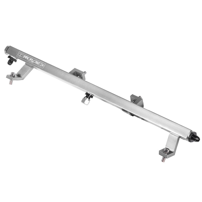 Proflow Fuel Rail Kit, For Ford Falcon, Barra, BA-BF, XR6 Turbo, Billet Aluminium, Polished - PFEFRKFD6HP PFEFRKFD6HP