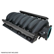 Proflow Fuel Rails, Kit, For Holden Commodore VE-VF, LS2/LS3/L76/L77/L92, -08AN ORB, Billet Aluminium, Black Anodised - PFEFRKLS2BK