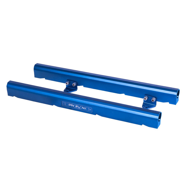 Proflow Fuel Rails Kit, Billet Aluminium, Blue Anodised, For Holden For Chevrolet GM VE LS7 - PFEFRKLS3B PFEFRKLS3B