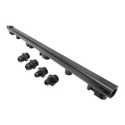 Proflow Fuel Rail Kit, For Nissan & Holden RB30, -08AN ORB Ports, Billet Aluminium, Black Anodised - PFEFRKRB30BK PFEFRKRB30BK
