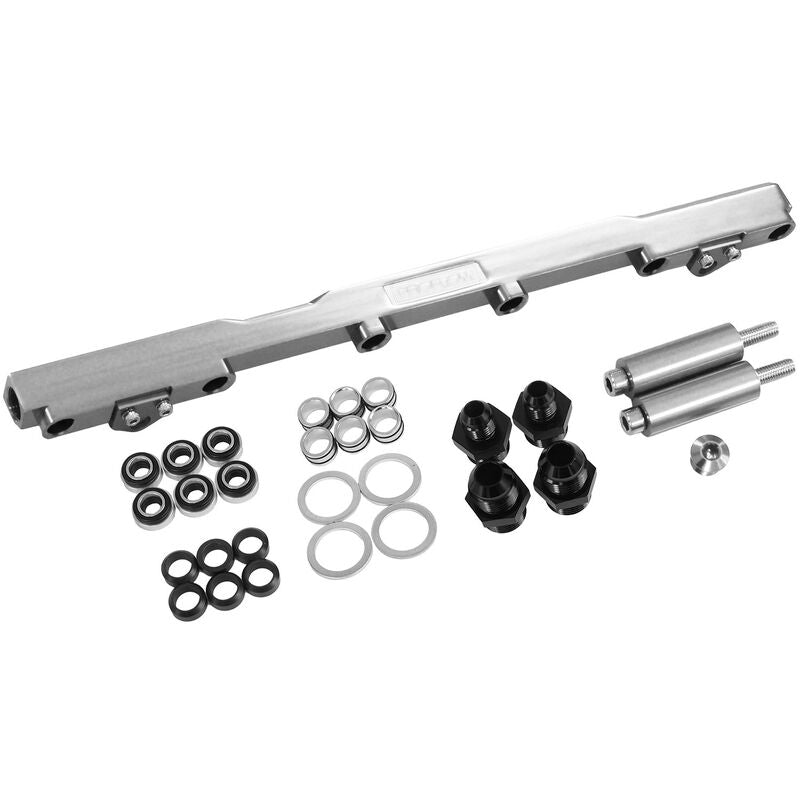 Proflow Fuel Rails Kit, Billet Aluminium, Polished, For Toyota 2JZ Turbo - PFEFRKTOY2JZHP PFEFRKTOY2JZHP