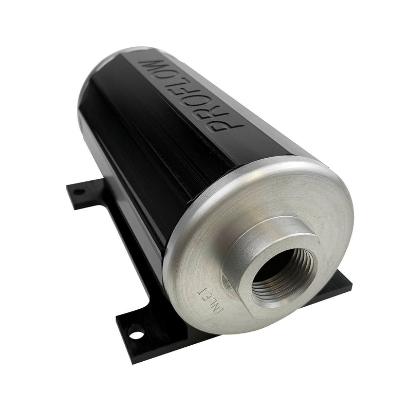 Proflow EFI Fuel Pump, In-Line, 600LPH, 1200HP, -12AN Ports, E85 Compatible, External, Billet Aluminium - PFEFS11001