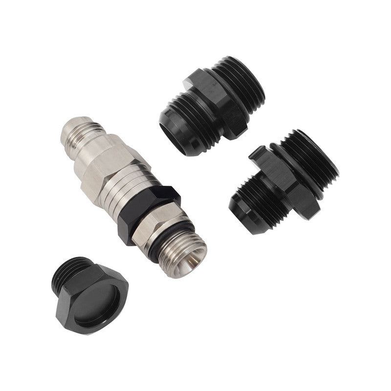 Proflow Fuel Pump, Electric, 400 GPH, 12-20 PSI, E85, AN12 ORB Inlet/Outlet, External Bypass, Black - PFEFS12400