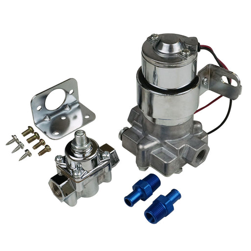 Proflow Fuel Pump, Electric, Rotor, Vane, Blue 110GPH, Cast Aluminium, 3/8 in. NPT, 14 PSI, Universal, Kit - PFEFS12802-1 PFEFS12802-1
