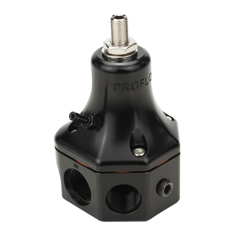 Proflow Fuel Pressure Regulator, EFI Pro, 30-75 PSI, 4-Port, 2000 HP, Billet Aluminium, Universal - PFEFS13110 PFEFS13110