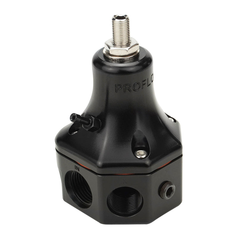 Proflow Fuel Pressure Regulator, EFI Pro, 30-75 PSI, 4-Port, 2000 HP, Billet Aluminium, Universal - PFEFS13110 PFEFS13110