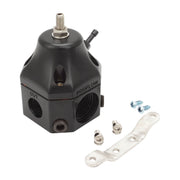 Proflow Fuel Pressure Regulator, Carburettor Bypass, 4-13 PSI, 4-Port, 900 HP, Billet Aluminium, Universal - PFEFS13204