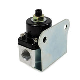Proflow Fuel Pressure Regulator, Carby, Economy Billet, Black/Silver -3/8in. NPT, 2 Port Adjustable 5-12 PSI - PFEFS13207