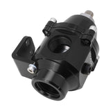 Proflow Fuel Pressure Regulator, Carburettor, 3-12 PSI, 2-Port, High Volume, AN8/AN10, Billet Aluminium, Universal - PFEFS13216
