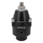 Proflow Fuel Pressure Regulator, Carburettor, 3-12 PSI, 2-Port, High Volume, AN8/AN10, Billet Aluminium, Universal - PFEFS13216