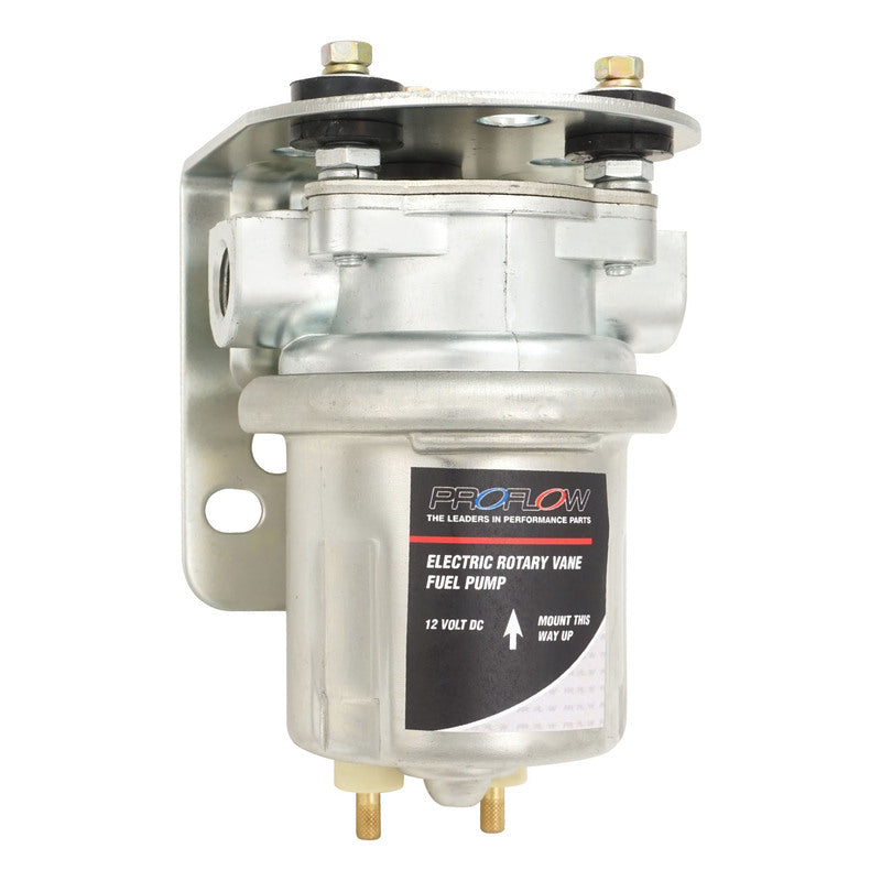 Proflow Fuel Pump, Electric Universal Rotary Vane 72GPH, 7 PSI, 1/4 NPT, Silver, Each - PFEFS14020 PFEFS14020